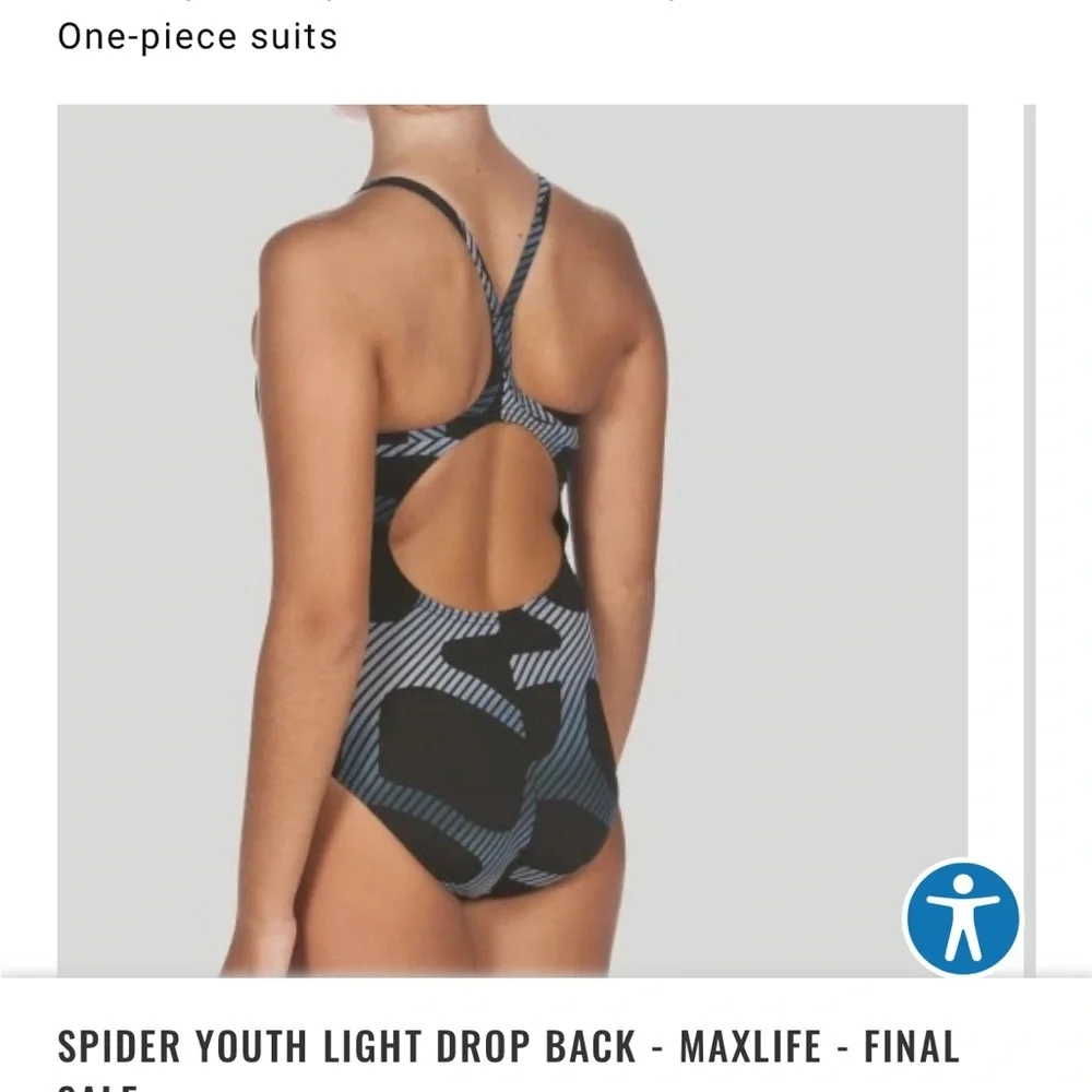 NWT Arena Girls Training Swimsuit - Picture 8 of 8